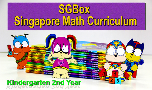 SGBox Singapore Math Curriculum For Kindergarten / Preschool Second Year