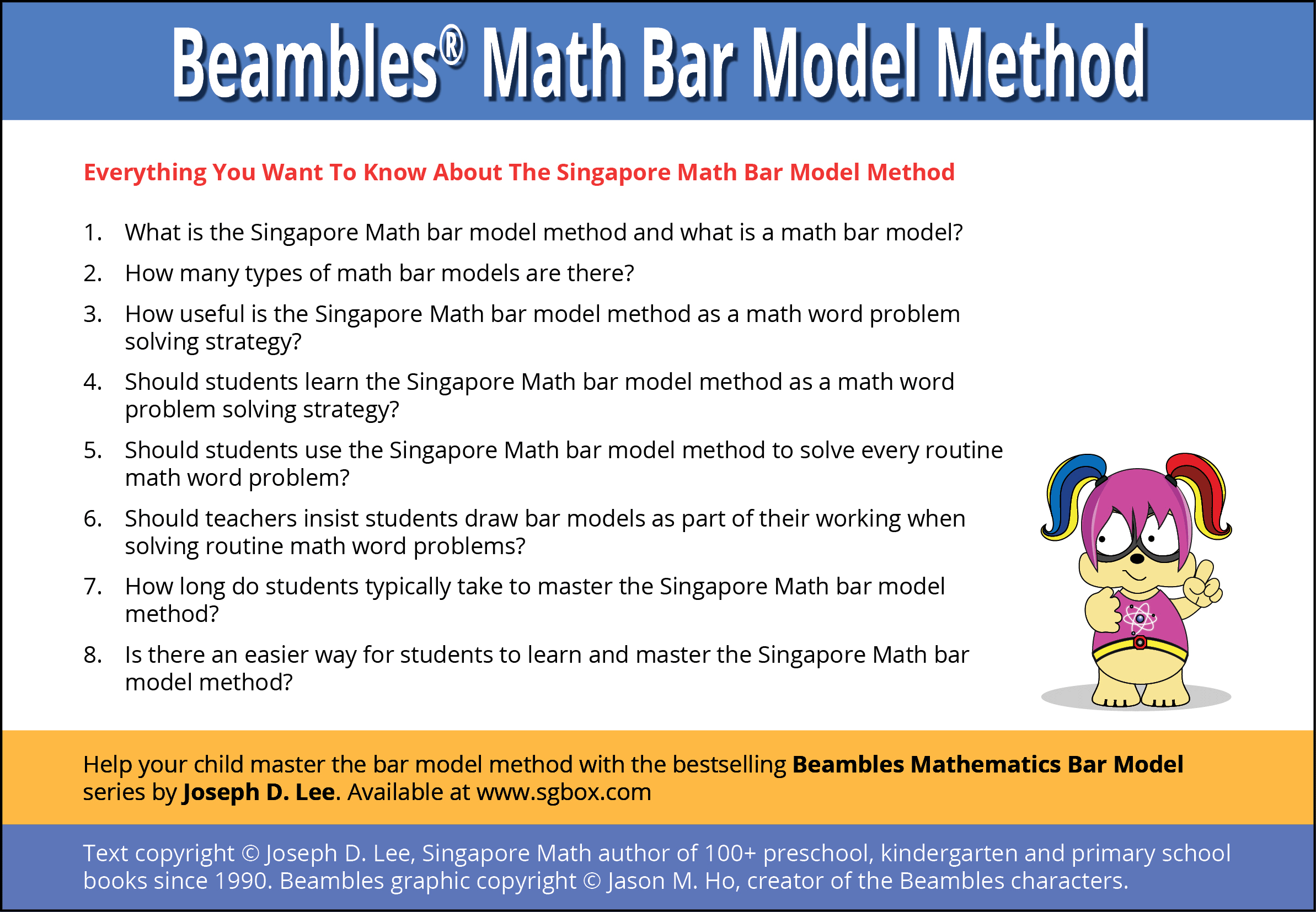 8 Questions Answered About The Singapore Math Bar Model Method