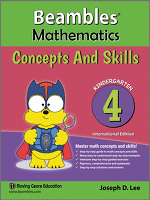 Beambles Mathematics Concepts And Skills For Kindergarten / Preschool Book 4 (Singapore Math) (Joseph D. Lee) International Edition