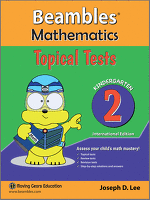Beambles Mathematics Topical Tests For Kindergarten / Preschool Book 2 (Singapore Math) (Joseph D. Lee) International Edition