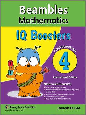 Beambles Mathematics IQ Boosters For Kindergarten / Preschool Book 4 (Singapore Math) (Joseph D. Lee)