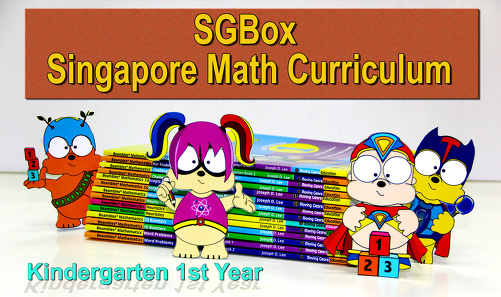 SGBox Singapore Math Curriculum For Kindergarten / Preschool First Year